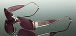 Fred Lunettes Palladium Plated Designer Marine Women's Sunglasses P F1 908 9