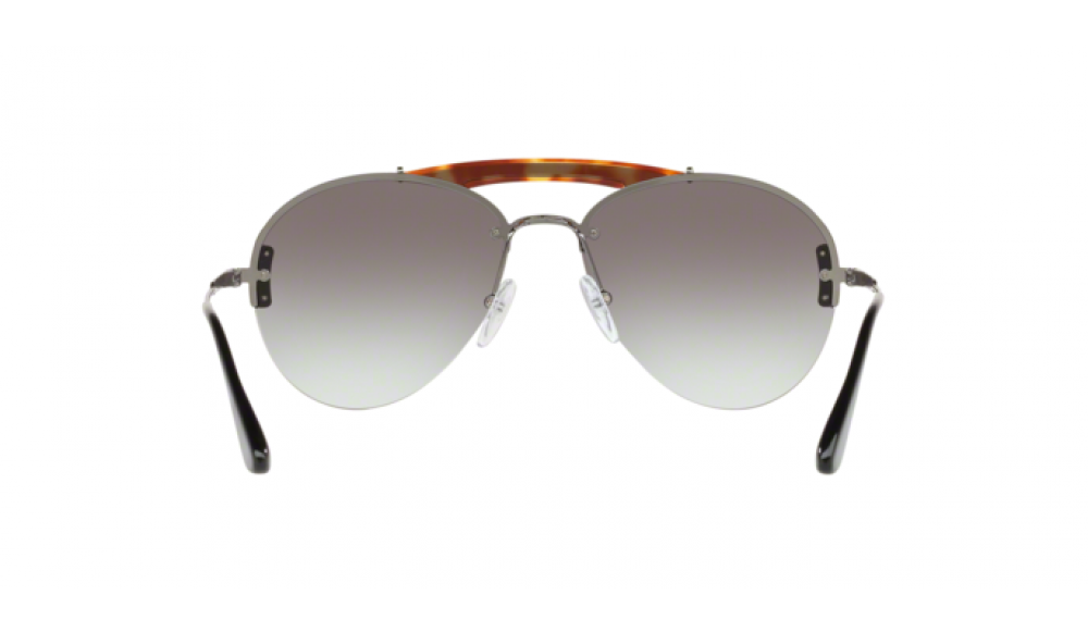 Prada Metal Plaque Evolution Unisex Sunglasses SPR 62U 2990A7 PR62 5