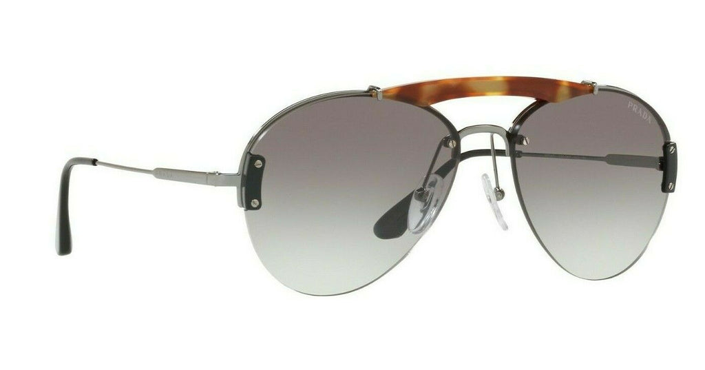 Prada Metal Plaque Evolution Unisex Sunglasses SPR 62U 2990A7 PR62 6