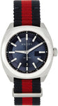 Gucci GG2570 41mm Nylon Strap Blue Dial Men's Wristwatch YA142304