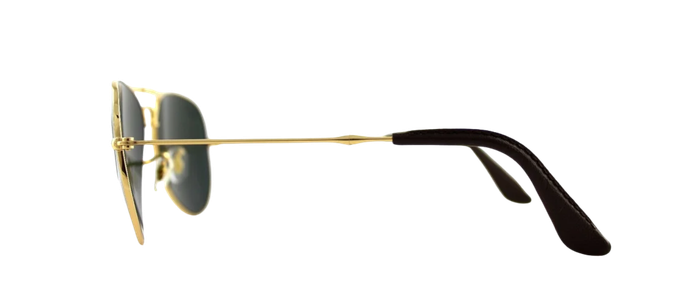 POLARIZED RAY-BAN Folding Aviator 22KT GOLD P3 Plus Sunglasses RB 3479KQ 001/N5