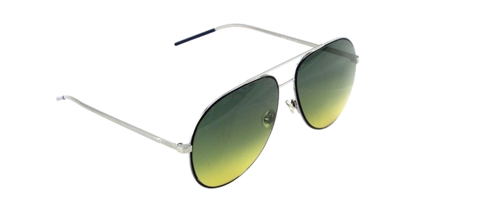 NEW Genuine CHRISTIAN DIOR ASTRAL Blue Ruthenium Green Aviator Sunglasses DTY JE
