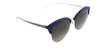 NEW Genuine CHRISTIAN DIOR RUN Palladium Blue Black Grey Round Sunglasses BMG HA