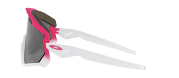 OAKLEY WIND JACKET 2.0 Pink Fade Prizm Black Iridium Sunglasses OO9418