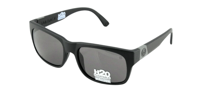 RARE POLARIZED New DRAGON TAILBACK H2O FLOATABLE Matt Black Sunglasses DR 003
