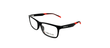TAG Heuer Unisex Eyeglasses TH 0551 005 57mm