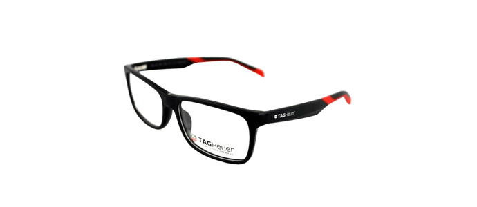 TAG Heuer Unisex Eyeglasses TH 0551 005 57mm