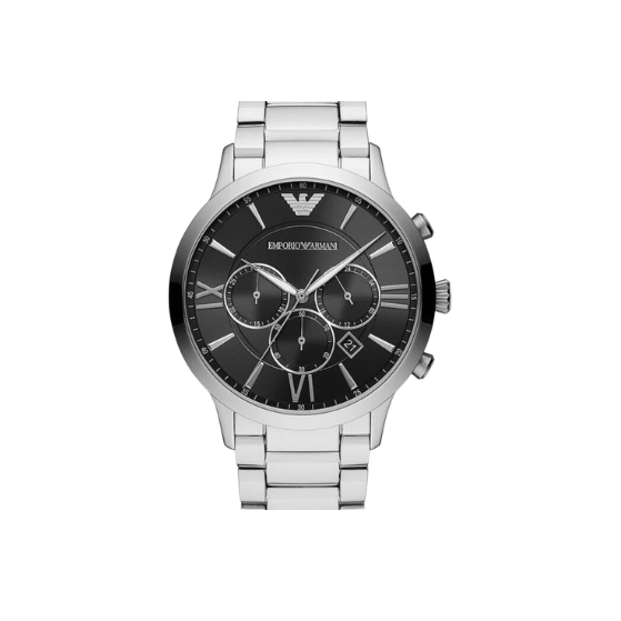 EMPORIO ARMANI Giovanni Chrono 44mm Black Dial Men's Watch AR11208
