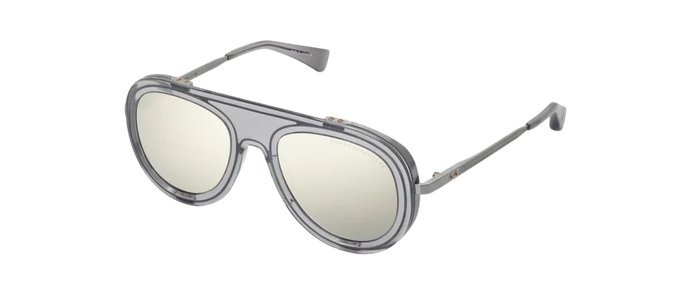 DITA ENDURANCE 88 Crystal Grey Titanium Aviator Sunglasses DTS107-55-03