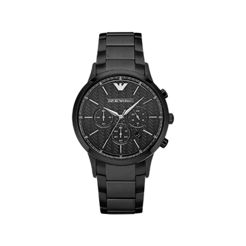 Emporio Armani Chronograph 43mm Black Dial Men's Dress Watch AR2485
