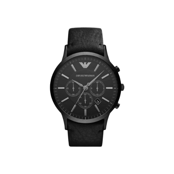 EMPORIO ARMANI Sportivo Chronograph 46mm Leather Men's Watch AR2461