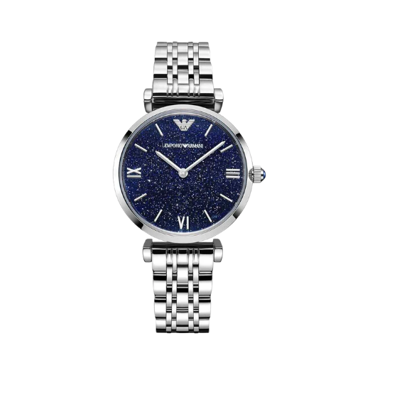 EMPORIO ARMANI Blue Dial 32 mm Stainless Steel Women's Watch AR11091