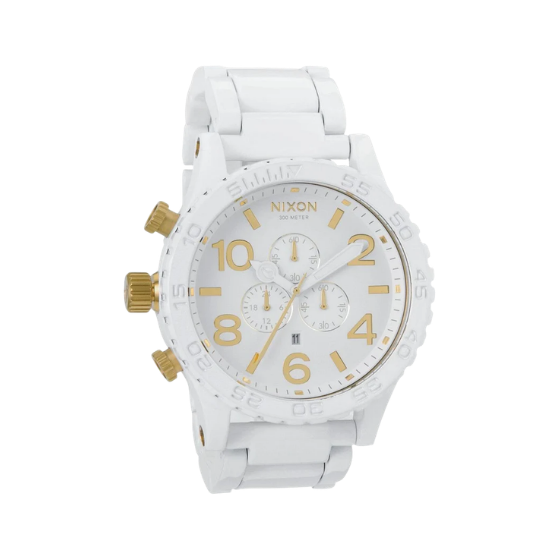 Nixon 51-30 Chrono White Gold 51mm Men's Watch A083-1035