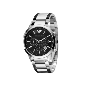 Emporio Armani Men's Chronograph 43mm Black Dial Men Watch AR2434