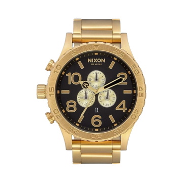 Nixon 51-30 Chrono Gold & Black Stainless Steel Men Watch A083-510