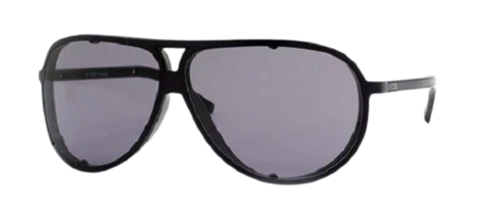 DIOR Homme 0092/S Oversized Black Aviator Mens Sunglasses RMH95