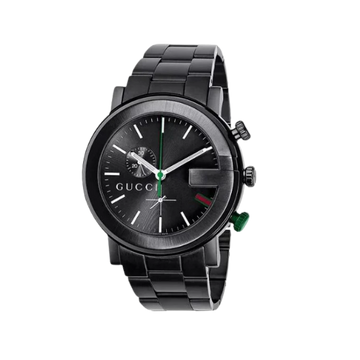 GUCCI G-Chrono 101 G Black PVD Chronograph 44mm Men Watch YA101331