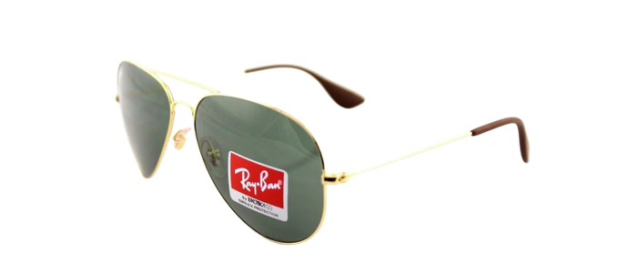 Ray-Ban Unisex Sunglasses RB 3558 001/71 58 MM