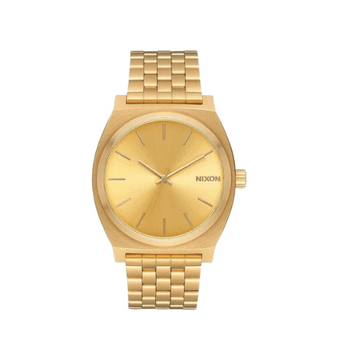 Nixon Time Teller All Gold 37mm Minimalist Wrist Watch A045-511