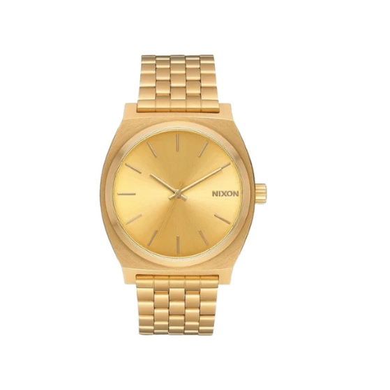 Nixon Time Teller All Gold 37mm Minimalist Wrist Watch A045-511