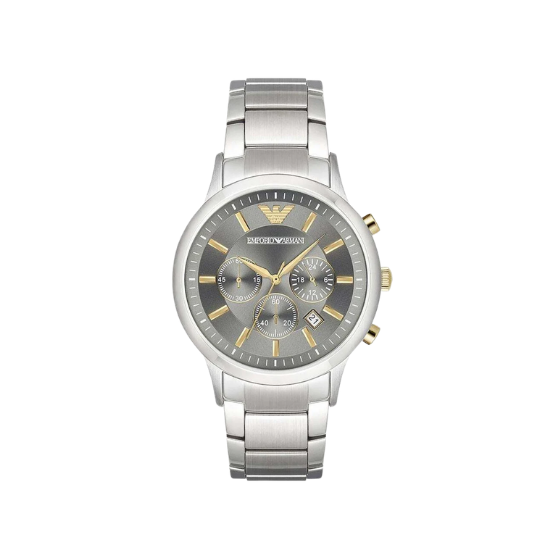 EMPORIO ARMANI Renato Chronograph 43mm Grey Dial Men's Watch AR11047