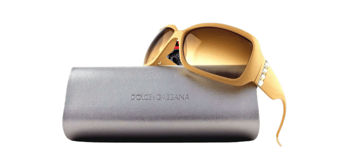 RARE Authentic D&G Dolce & Gabbana Pink Nude Crystal Sunglasses DG 6042 B 796/13