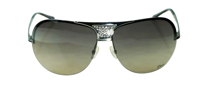 RARE NEW Authentic Christian DIOR Remove/s Ruthenium Gradient Sunglasses 6LBXH