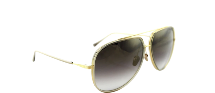 RARE NEW Genuine DITA 18K Gold CONDOR-TWO 2 Titanium Aviator Sunglasses 21010 B