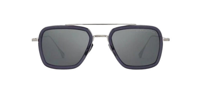 DITA FLIGHT 006 Smoke Grey Black Palladium Titanium Square Sunglasses 7806-G