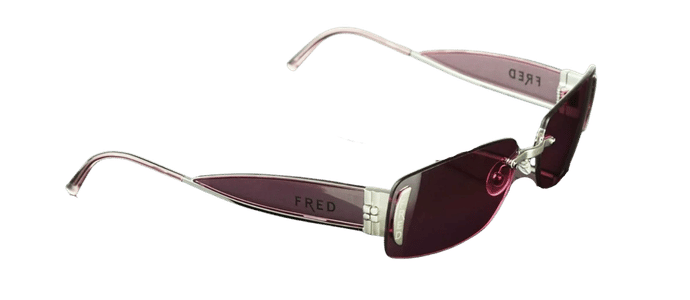 Fred Lunettes Palladium Plated Designer Marine Women's Sunglasses P F1 908