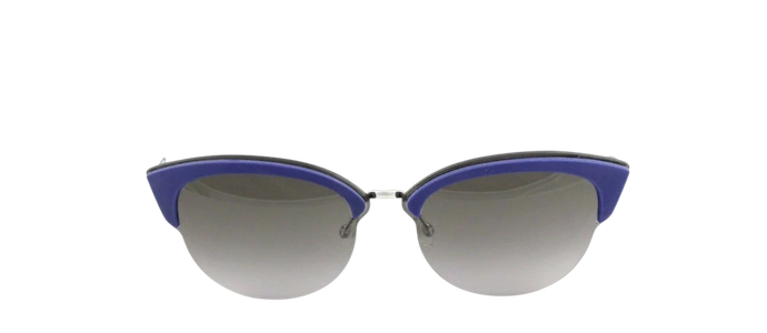 NEW Genuine CHRISTIAN DIOR RUN Palladium Blue Black Grey Round Sunglasses BMG HA