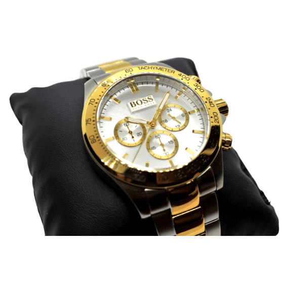Hugo Boss Ikon 46mm Gold Mens Watch 1512960