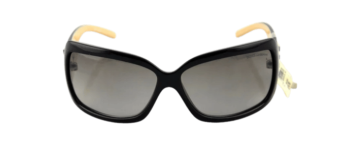 RARE New Genuine Dolce & Gabbana Black Grey Crystal Sunglasses DG 6042-B 808/8G