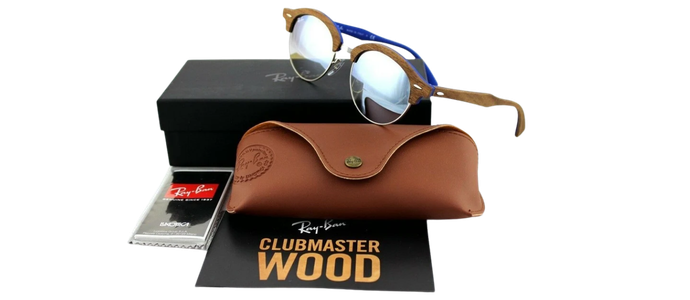 Ray-Ban Clubround Unisex Sunglasses RB 4246M 1217/9U