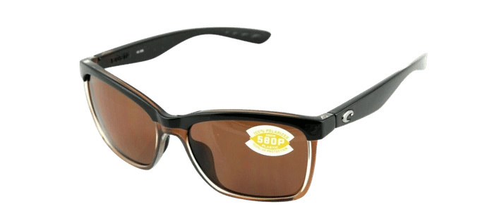 POLARIZED NEW Genuine COSTA Del Mar ANAA 580P Copper Lens Sunglasses ANA 107 OCP