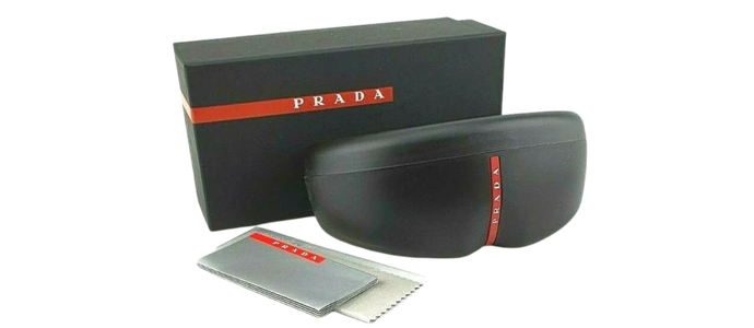 PRADA Sport Grey Beige Brown Shield Wrap Sunglasses SPS 02L PS 02LS O2L