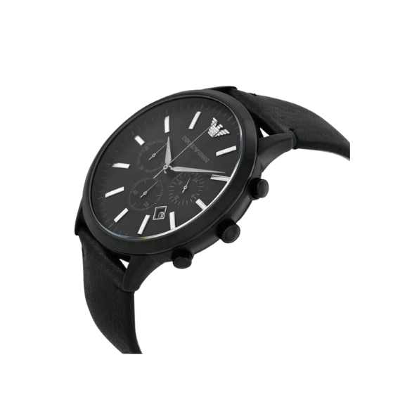 EMPORIO ARMANI Sportivo Chronograph 46mm Leather Men's Watch AR2461