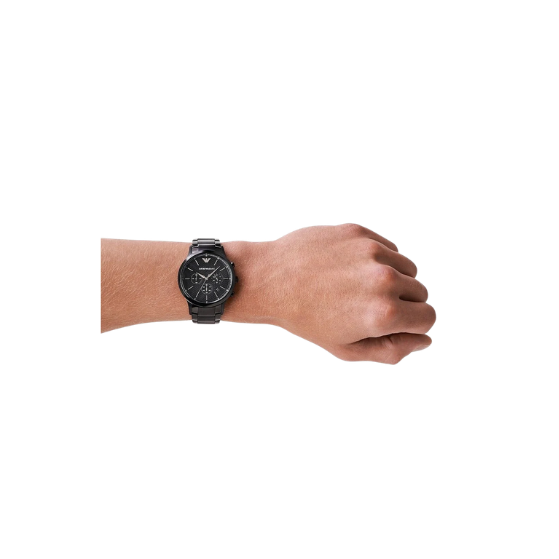 Emporio Armani Chronograph 43mm Black Dial Men's Dress Watch AR2485