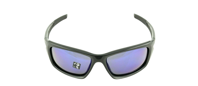 POLARIZED Genuine OAKLEY VALVE Polished Black Deep Blue Sunglasses OO 9236 12