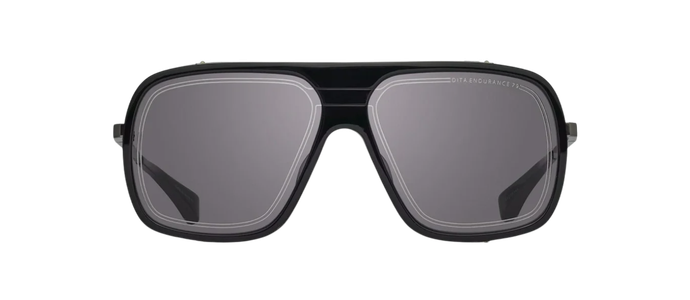 DITA ENDURANCE 79 Black Grey Titanium Square Sunglasses DTS 104-60-04