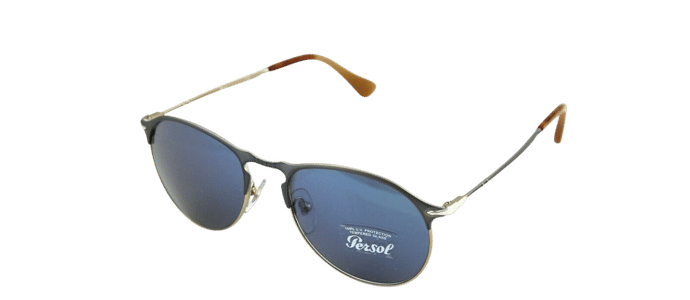 Persol Men's Tempered Glass Lens Sunglasses PO 7649-S 1071/56 53 mm