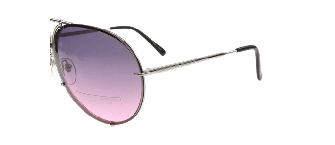 NEW Genuine PORSCHE DESIGN Titanium Silver Pink Pilot Sunglasses P 8478 M 66MM