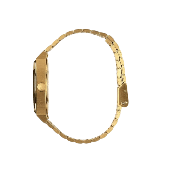 Nixon Time Teller All Gold 37mm Minimalist Wrist Watch A045-511