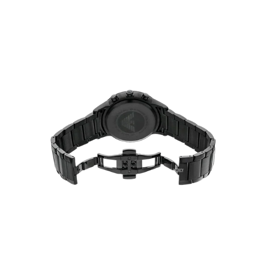 Emporio Armani Black Chronograph 43mm Stainless Steel Men's Watch AR2453