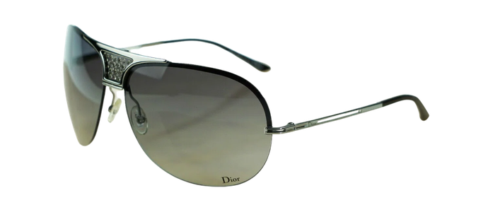 RARE NEW Authentic Christian DIOR Remove/s Ruthenium Gradient Sunglasses 6LBXH