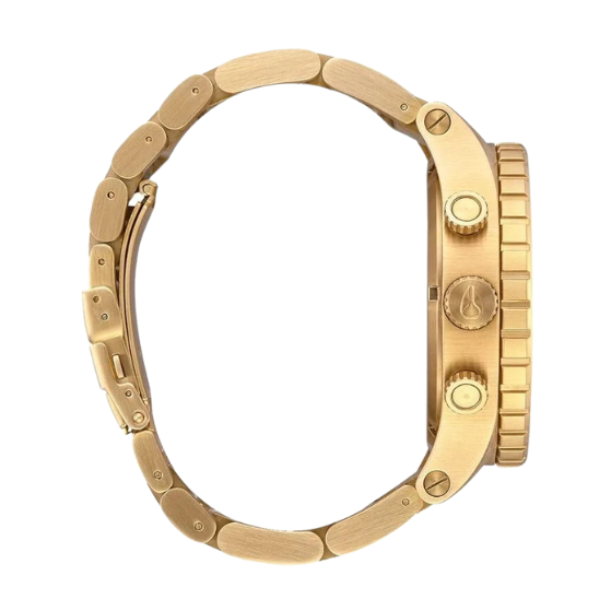 Nixon 51-30 Chrono Gold & Black Stainless Steel Men Watch A083-510