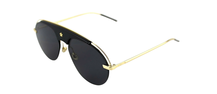 NEW Genuine Christian DIOR REVOLUTION Black Gold Pilot Sunglasses 2M2 2K