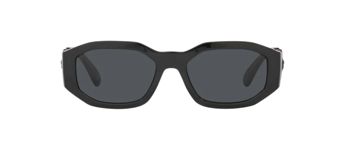 VERSACE VE4361 BIGGIE Medusa Black Grey Hexagonal Sunglasses 536087