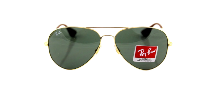 Ray-Ban Unisex Sunglasses RB 3558 001/71 58 MM