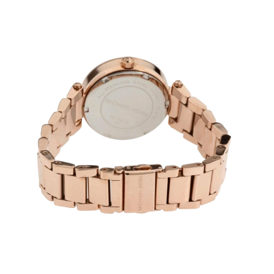 Michael Kors Parker Chronograph Rose Gold-Tone Ladies Watch MK5491
